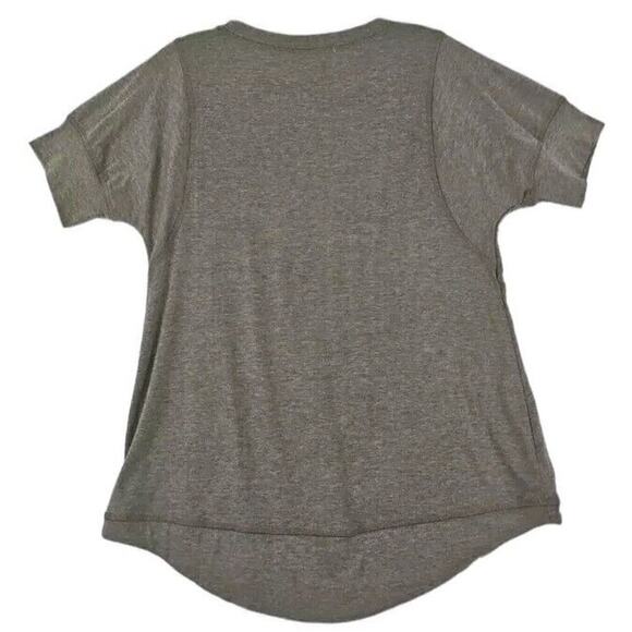 Haute Edition ~Woman Size S~ Green/Gray Short Sleeve T-Shirt Scoop Neck NWT. - Picture 3 of 9